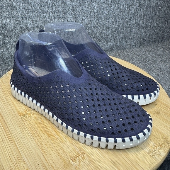 Ilse Jacobsen Shoes Womens Size 36 Tulip Slip On Scallop Perforated Comfort Flat - Picture 7 of 9